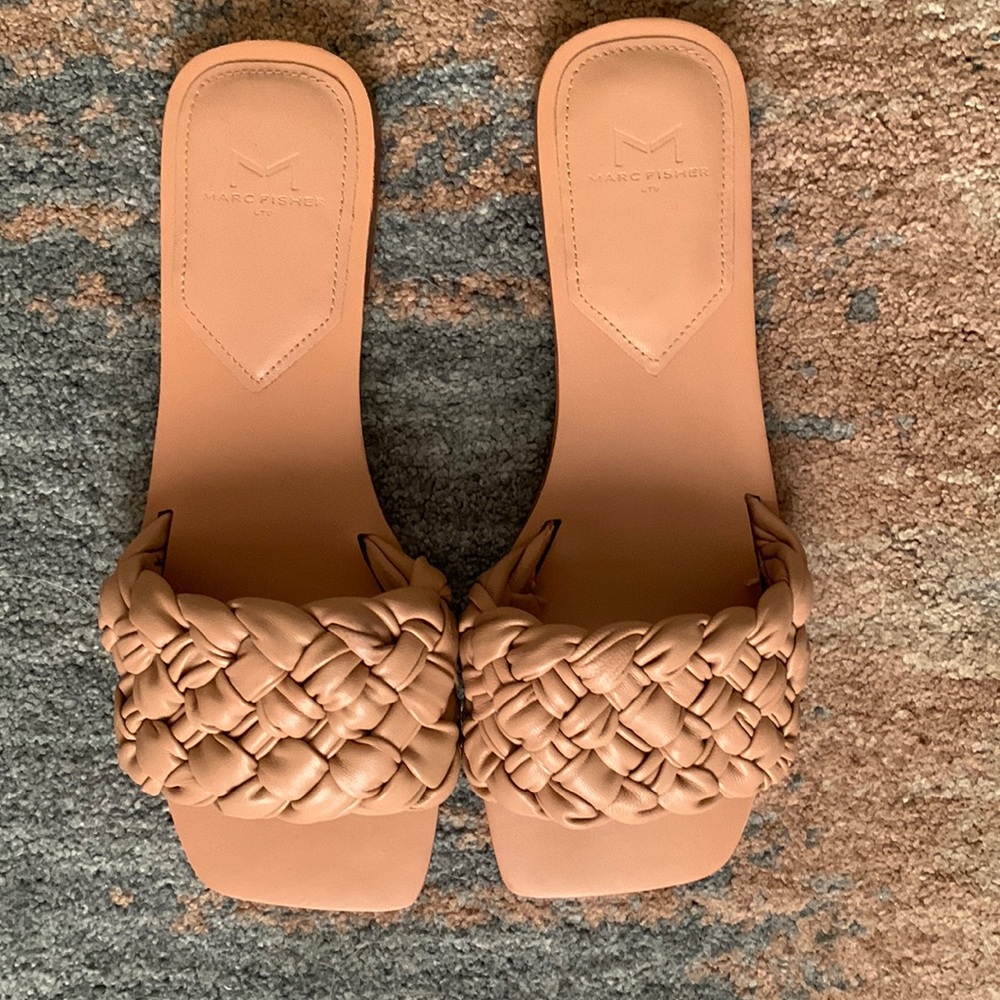 Leather Sandals Marc Fisher